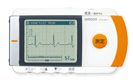 オムロン携帯型心電計 121×24×67mm　HCG-801