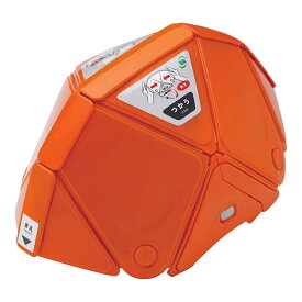ミドリ安全　折りたたみ防災ヘルメット フラットメット2 オレンジ　TSC-10N-Flatmet2