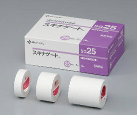 NICHIBAN(ニチバン)　スキナゲート　SG25　25mm×7m　12巻　サージカルテープ　極低刺激性絆創膏