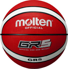 モルテン molten バスケットボール GR5 5号球 レッド×ホワイト BGR5-RW