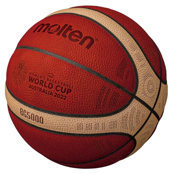 モルテン molten バスケットボール 6号球 天然皮革 BG5000 FIBA女子ワールドカップ2022公式試合球 B6G5000-W2A