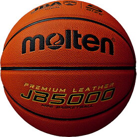 【ネーム加工可】モルテン molten ミニバスケットボール JB5000 5号球 貼り・人工皮革 検定球 B5C5000