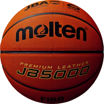 モルテン molten バスケットボール 6号球 JB5000 貼り・天然皮革 検定