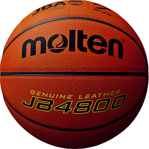 モルテン molten バスケットボール 7号球 JB4800 検定球 貼り・天然皮革 発砲カーカス仕様 B7C4800