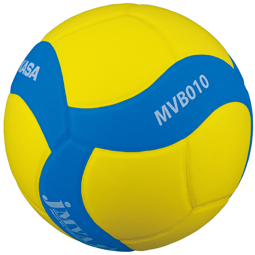 日本混合バレーボール協会公式試合球 ミカサ MIKASA 混合バレーボール 5号球 キャンペーンもお見逃しなく イエロー×ブルー MVB010-YBL 代引き不可
