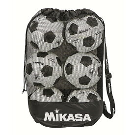 【ネーム加工可】ミカサ MIKASA ボールバッグ中 メッシュ巾着タイプ バレーボール6個サッカーボール6個バスケットボール4個収納可能 MBAS