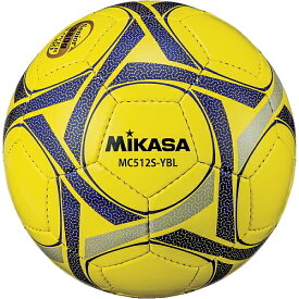 【ネーム加工可】ミカサ MIKASA サッカーボール 軽量5号球 約380g シニア用(60歳〜) イエロー×ブルー MC512S-YBL