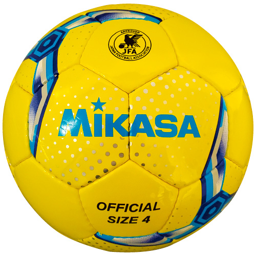 ミカサ MIKASA サッカーボール 4号球 縫い・人工皮革 検定球 FT402A-BLY