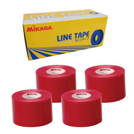 ミカサ MIKASA ラインテープ 伸びるタイプ 曲線用 5色 幅50mm×長さ25m（4巻入) LTV-5025W LTV-5025BL LTV-5025G LTV-5025R LTV-5025Y