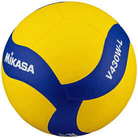 【ネーム加工可】ミカサ MIKASA バレーボール 4号球 小学生用 軽量210g 人工皮革 練習球 V430W-L