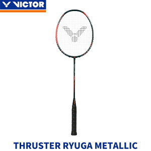 �y���K�b�g����H�������z�r�N�^�[ VICTOR THRUSTER RYUGA METALLIC �X���X�^�[�����E�K���^���b�N �o�h�~���g�� ���P�b�g �����ҁE�㋉�Ҍ��� �u���b�N TK-RYUGA METALLIC