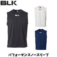 【メール便発送】BLK パフォーマンスノースリーブ ノースリーブシャツ スポーツ ラグビー ウォームアップ…