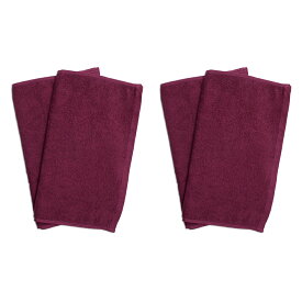 タオル 業務用 250匁 フェイスタオル 4枚セット ワインレッド エンジ 34x85cm 無地 業務用タオル 業務用フェイスタオル メール便 送料無料 施術 クリニック エステタオル 整形外科