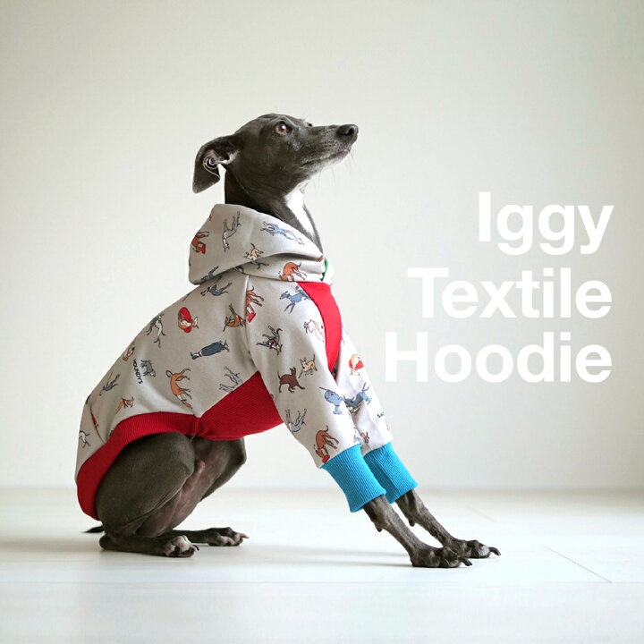 楽天市場】IGテキスタイルフーディー【 犬 服 イタグレ服 イタリアン 