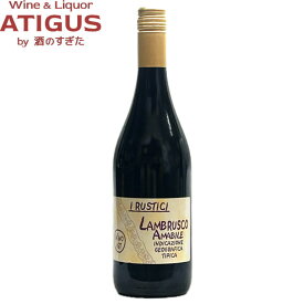 イルスティッチ ランブルスコ アマービレ 750ml　｜　 イタリア 赤ワイン やや甘口 微発泡 スパークリング ランブルスコ ワイン IGT ロジット＆グアリー二