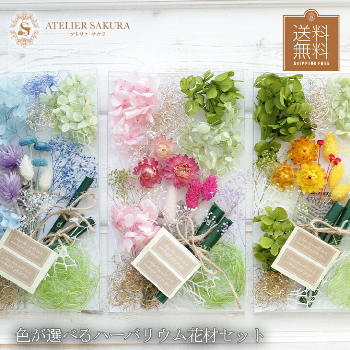 楽天市場 ハーバリウム 花材セット 送料無料 ギフト ハーバリウム 花 オイル 瓶 コンパクト 花束プレゼント お祝い バレンタイン ホワイトデー 誕生日 結婚記念日 お盆 新盆 お彼岸 卒業 退職 送別 入園 引っ越し 就職 還暦祝い アトリエサクラ 楽天市場店