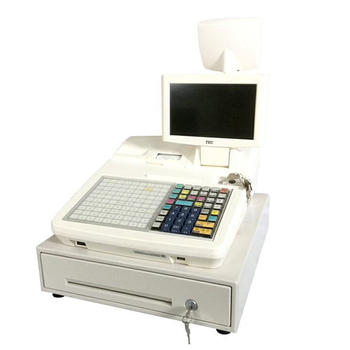 楽天市場】東芝テック FS-2055-V2-R ホワイト POSレジスター【送料無料 