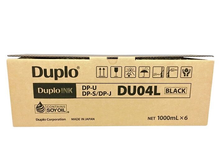楽天市場】デュプロ 印刷機用純正インク DU04L 1000ml 6個入り ・対応 