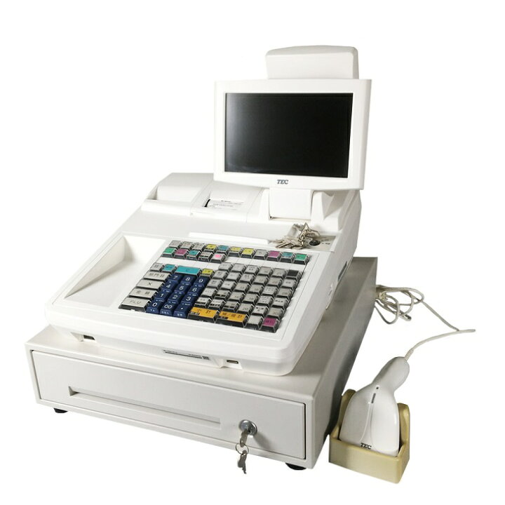 楽天市場】東芝テック MA-2055-V2-R ホワイト POSレジスター タッチ 