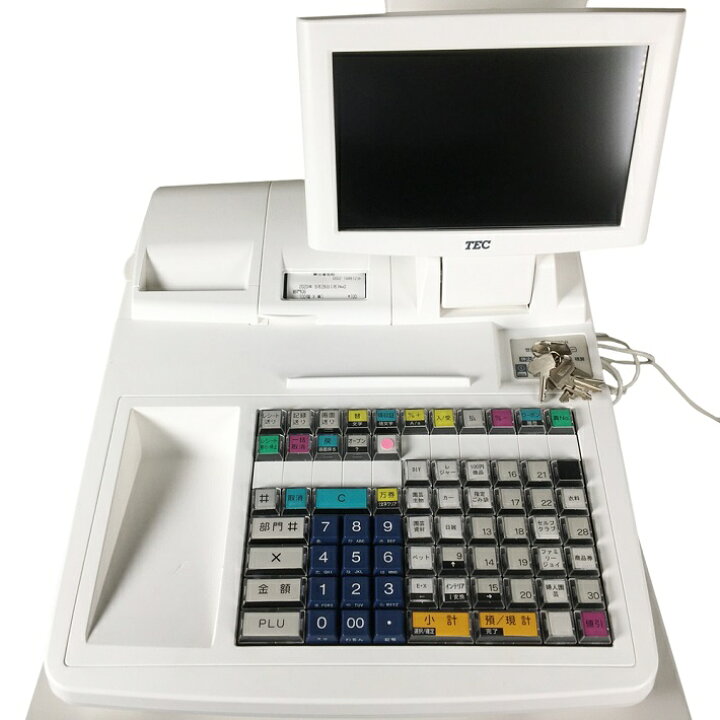 楽天市場】東芝テック MA-2055-V2-R ホワイト POSレジスター タッチ 
