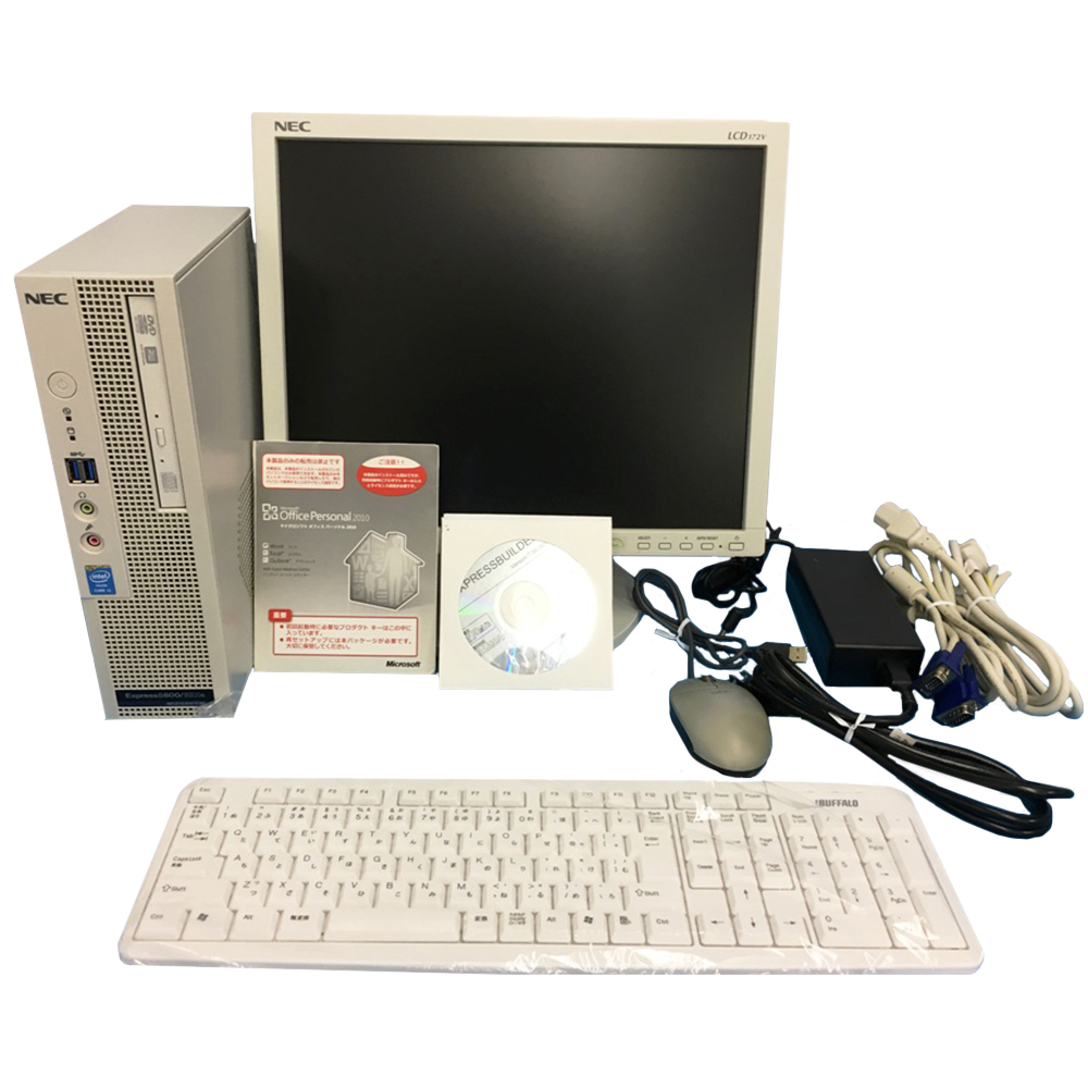 楽天市場】NEC Express5800/52Xa デスクトップパソコン 17型液晶