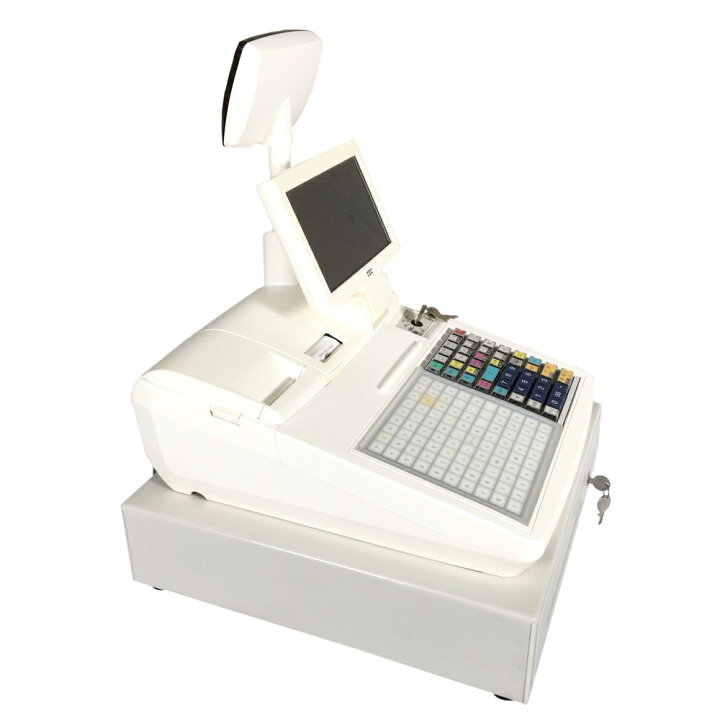 楽天市場】東芝テック FS-2055-V2-R ホワイト POSレジスター【送料無料 