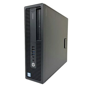 HP デスクトップパソコン EliteDesk800G2 SFF Windows10 Professional i3-6100 @3.7GHz DVD-ROM HDD500GB メモリ4GB 本体のみ スモールファクタ 【送料無料】【中古】