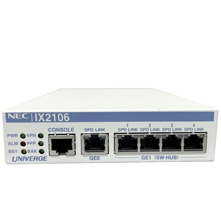 △Ω 新LB 0071k 保証有 NEC【 IX2106 】UNIVERGE 高速アクセスルータ 