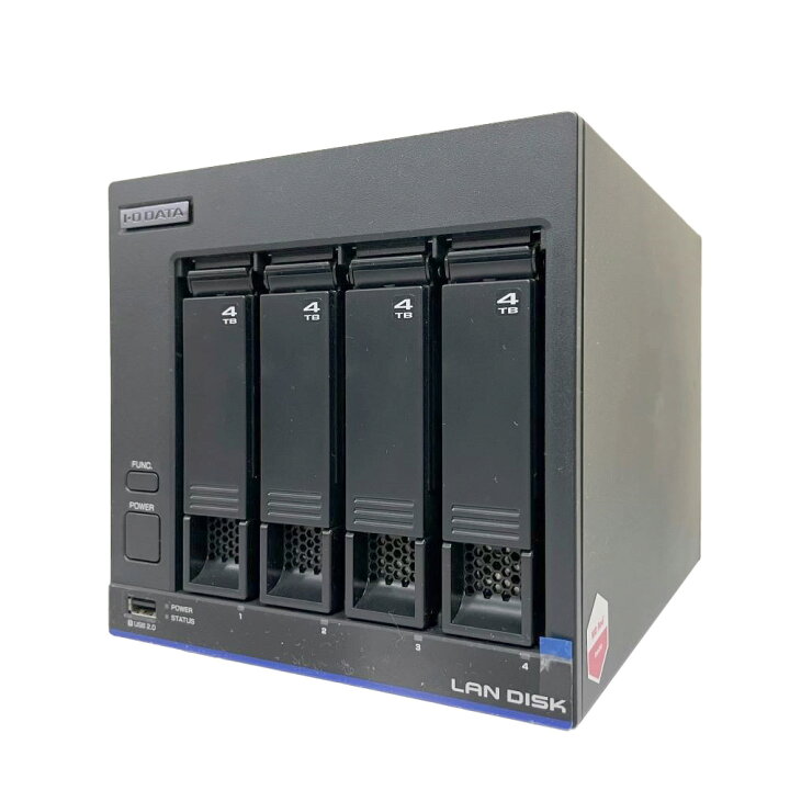 楽天市場】IOデータ NAS HDL4-X16 4ドライブ 16TB LinuxベースOS搭載 