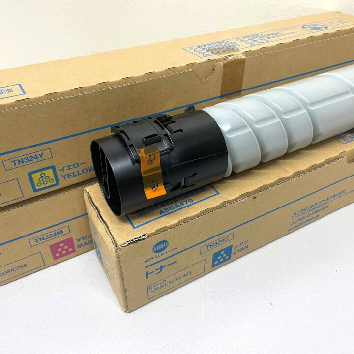楽天市場】コニカミノルタ 純正トナーカートリッジ TN324 4色セット 