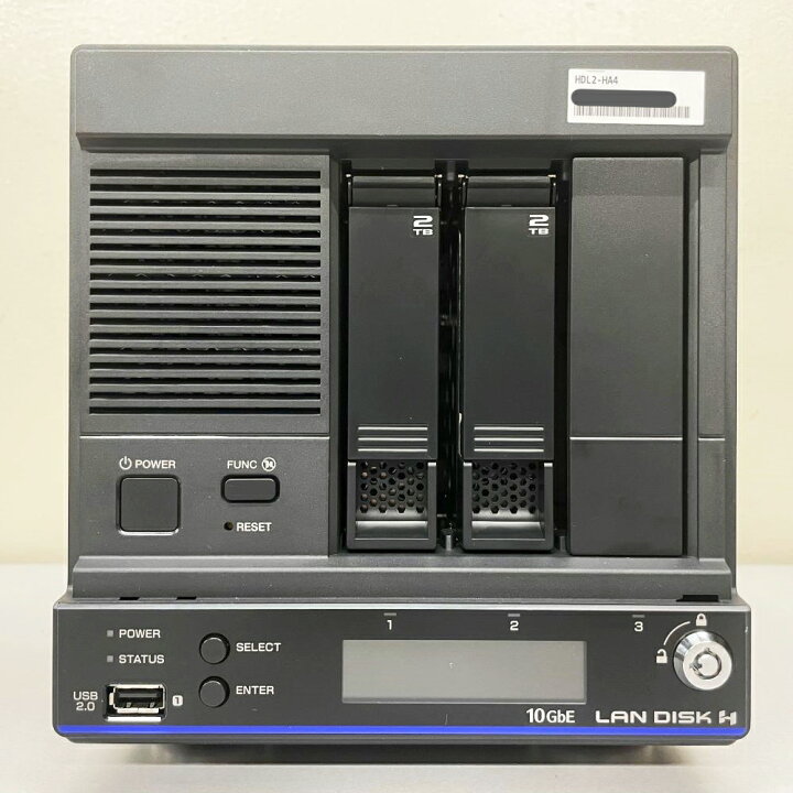 楽天市場】アイオーデータ LAN DISK HDL2-HA4 法人向けNAS 2ドライブ 