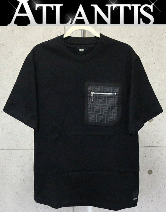 楽天市場】FENDI 銀座店 美品 フェンディ ジャージー ロゴ Tシャツ 