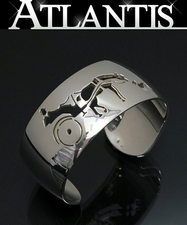 楽天市場】【広尾店】エルメス HERMES 馬車 シルバーバングル SV925  