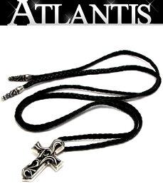 CHROME HEARTS 銀座店 クロムハーツ バルカンクロス ネックレス レザーブレイド シルバー SV925 94174