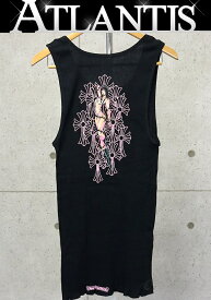 CHROME HEARTS 銀座店 クロムハーツ 新品 Deadly Doll タンクトップ メンズ size:L 黒×ピンク 93952