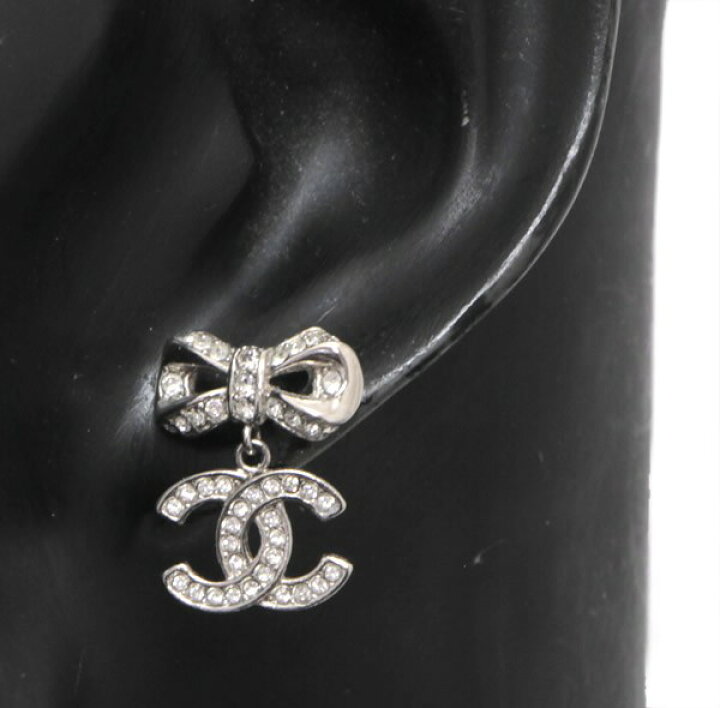 楽天市場】シャネル CHANEL キラキラココマーク ピアス スイング 