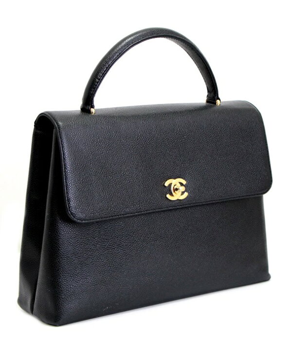 楽天市場】シャネル CHANEL ヴィンテージ トップハンドル ケリー型 