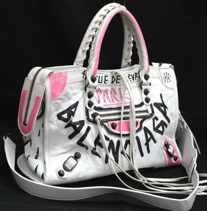 楽天市場】バレンシアガ BALENCIAGA ミニシティ グラフィティ 2WAY 