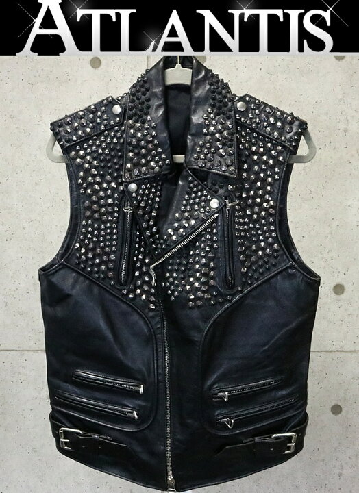 楽天市場】BALMAIN 銀座店 バルマン スタッズ ホースレザー ベスト 