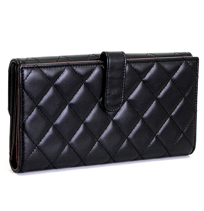 楽天市場】シャネル CHANEL マトラッセ フラップ 三つ折り 長財布 ラム 