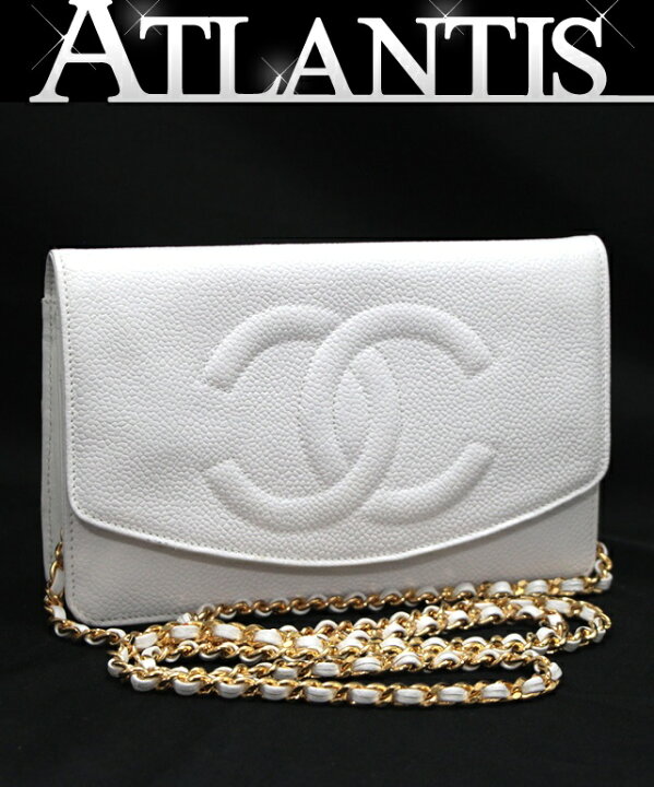楽天市場】シャネル CHANEL ヴィンテージ チェーンウォレット デカココ  