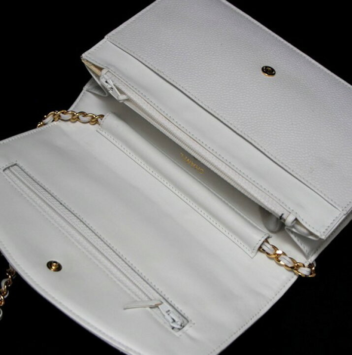 楽天市場】シャネル CHANEL ヴィンテージ チェーンウォレット デカココ 