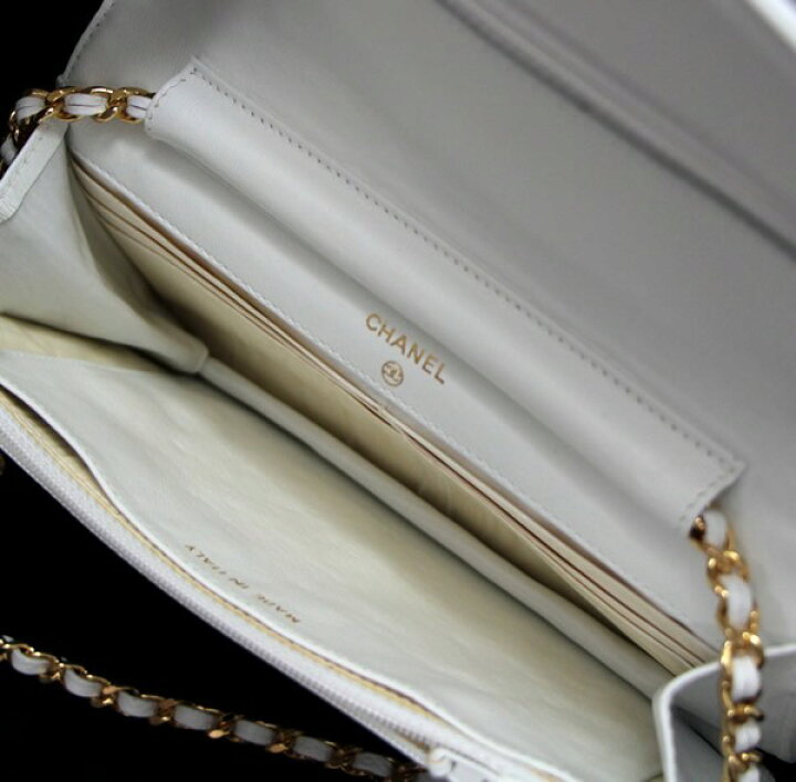 楽天市場】シャネル CHANEL ヴィンテージ チェーンウォレット デカココ 
