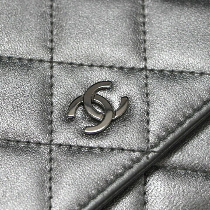 楽天市場】シャネル CHANEL マトラッセ チェーンウォレット ラム 