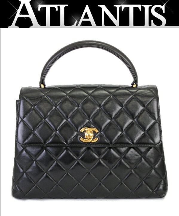楽天市場】シャネル CHANEL マトラッセ トップハンドル ハンドバッグ 