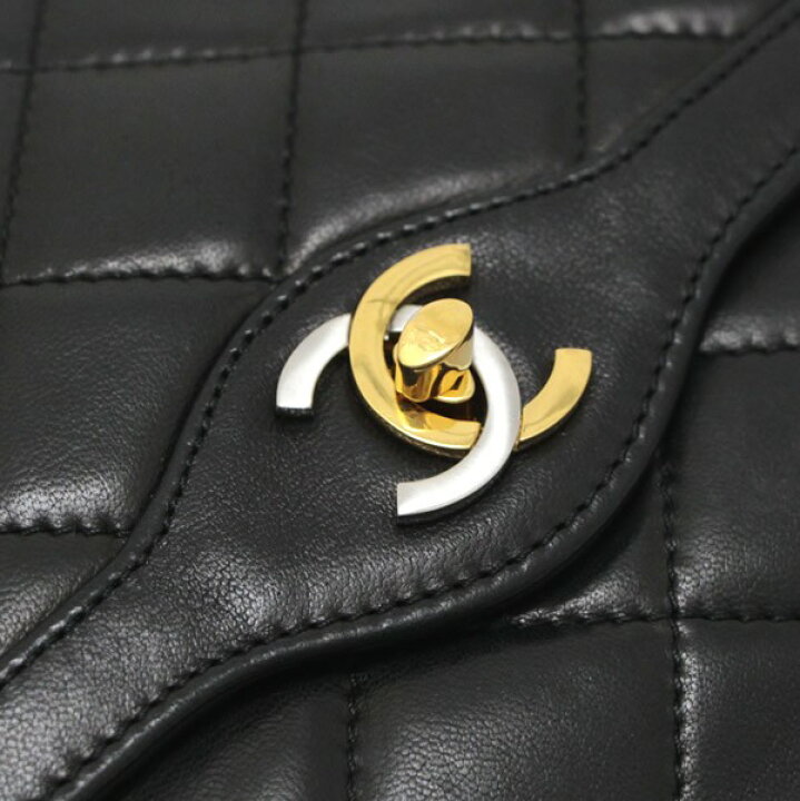 楽天市場】美品 シャネル CHANEL マトラッセ パリ限定 Wフラップ  