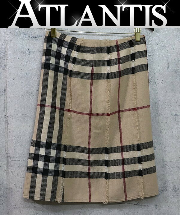楽天市場】【広尾店】バーバリー BURBERRY チェック柄スカート size38 