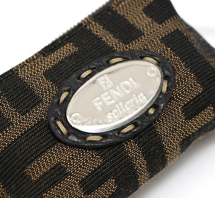 楽天市場】フェンディ FENDI ズッカ ミニミニポーチ コインケース 