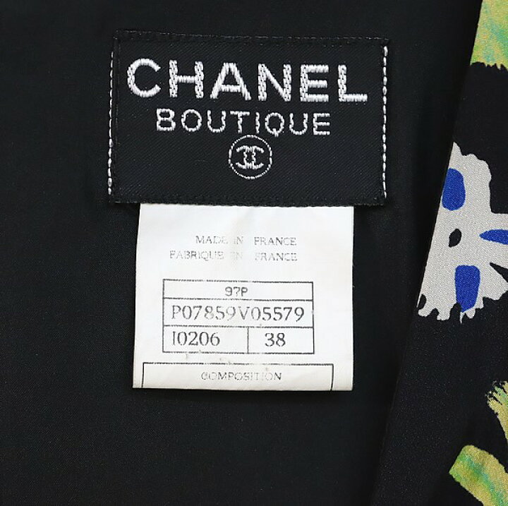 楽天市場】【広尾店】シャネル CHANEL 97P 花柄ワンピース size38 