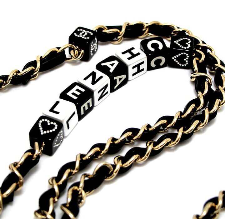 楽天市場】極美品 シャネル CHANEL チョコバー キューブチェーン 